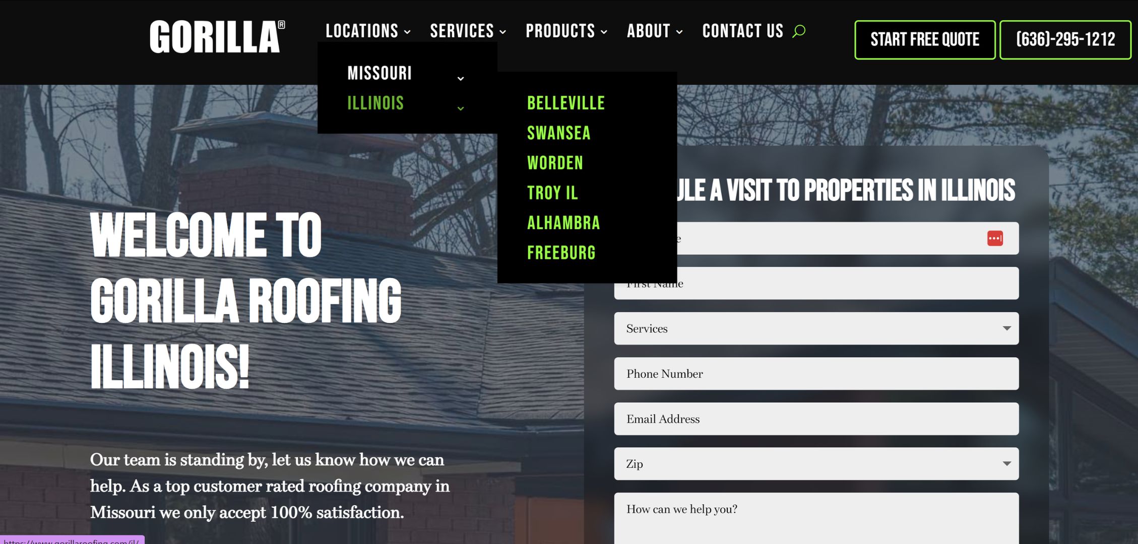 gorilla roofing case study - website17