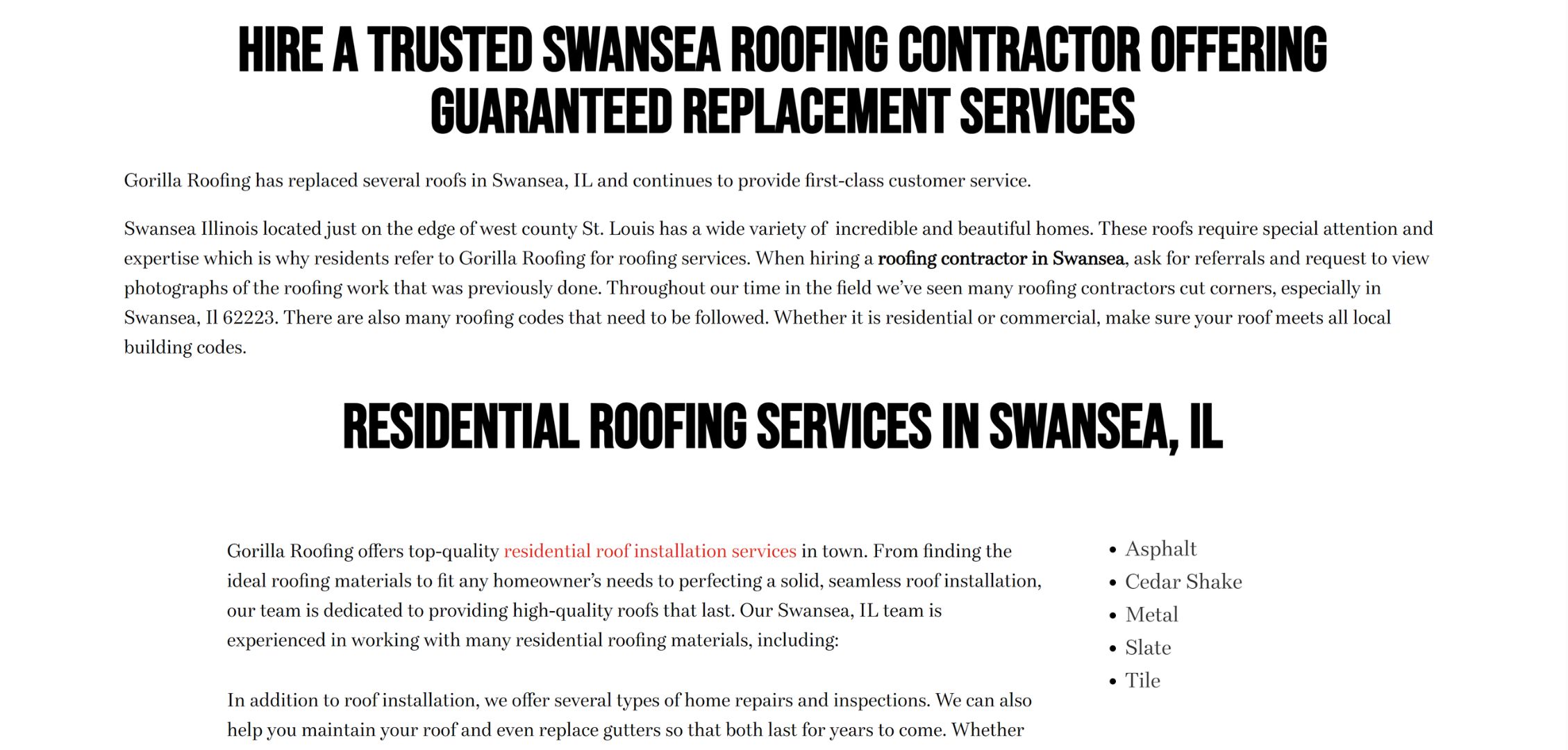 gorilla roofing case study - website20