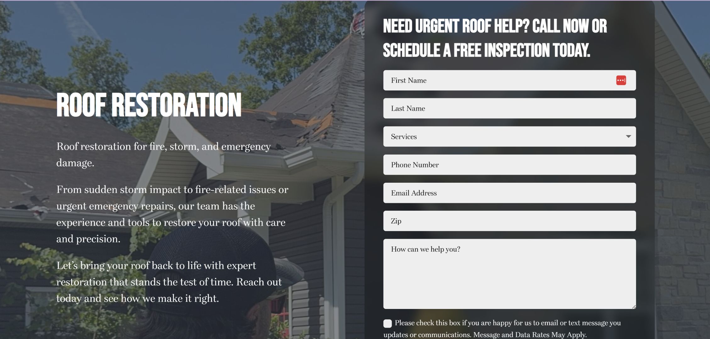 gorilla roofing case study - website24