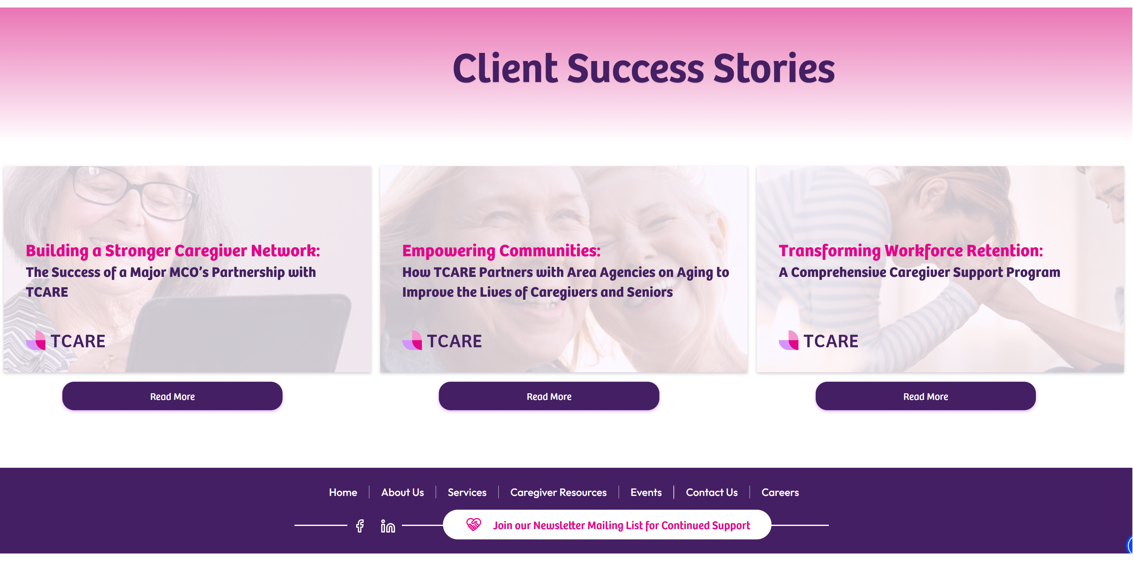 tcare - website 2.1
