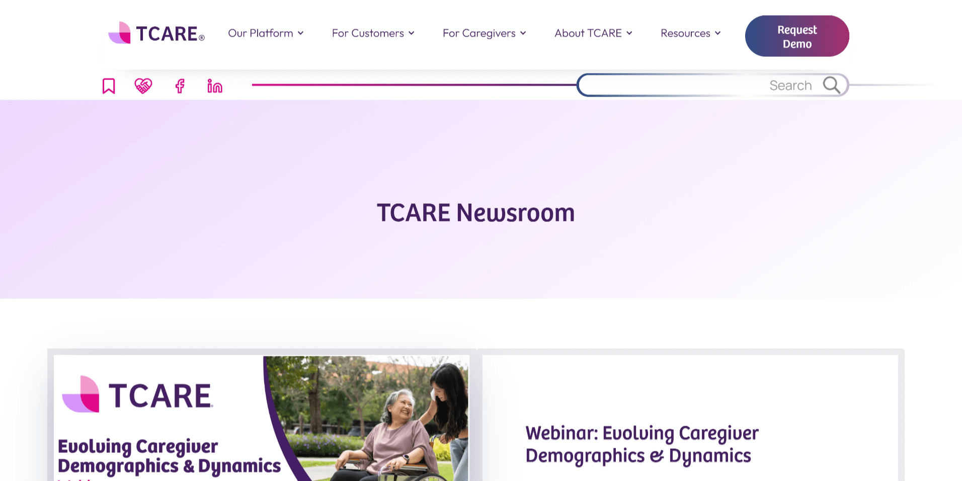 tcare - website 3