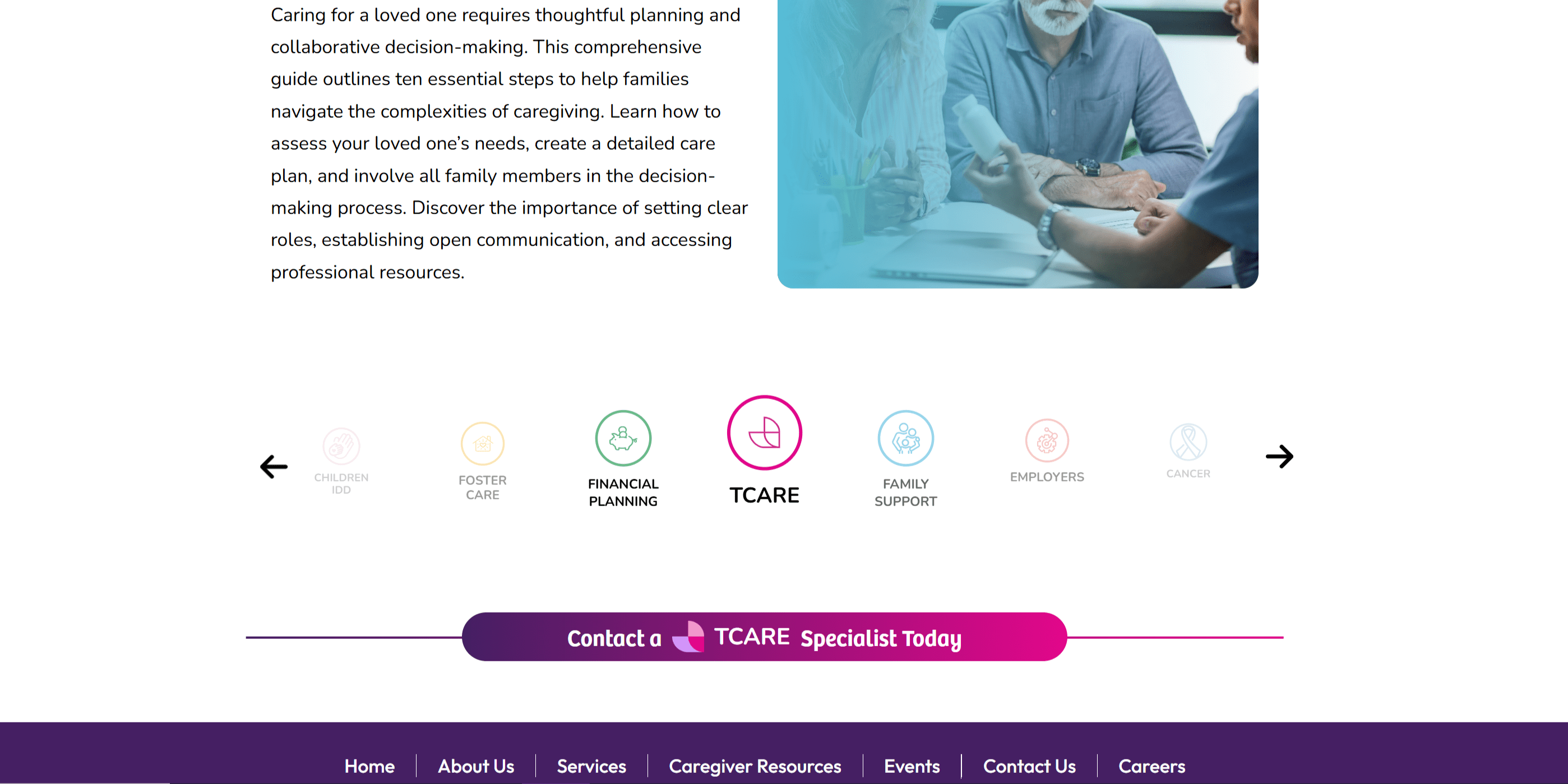tcare - website 4.3