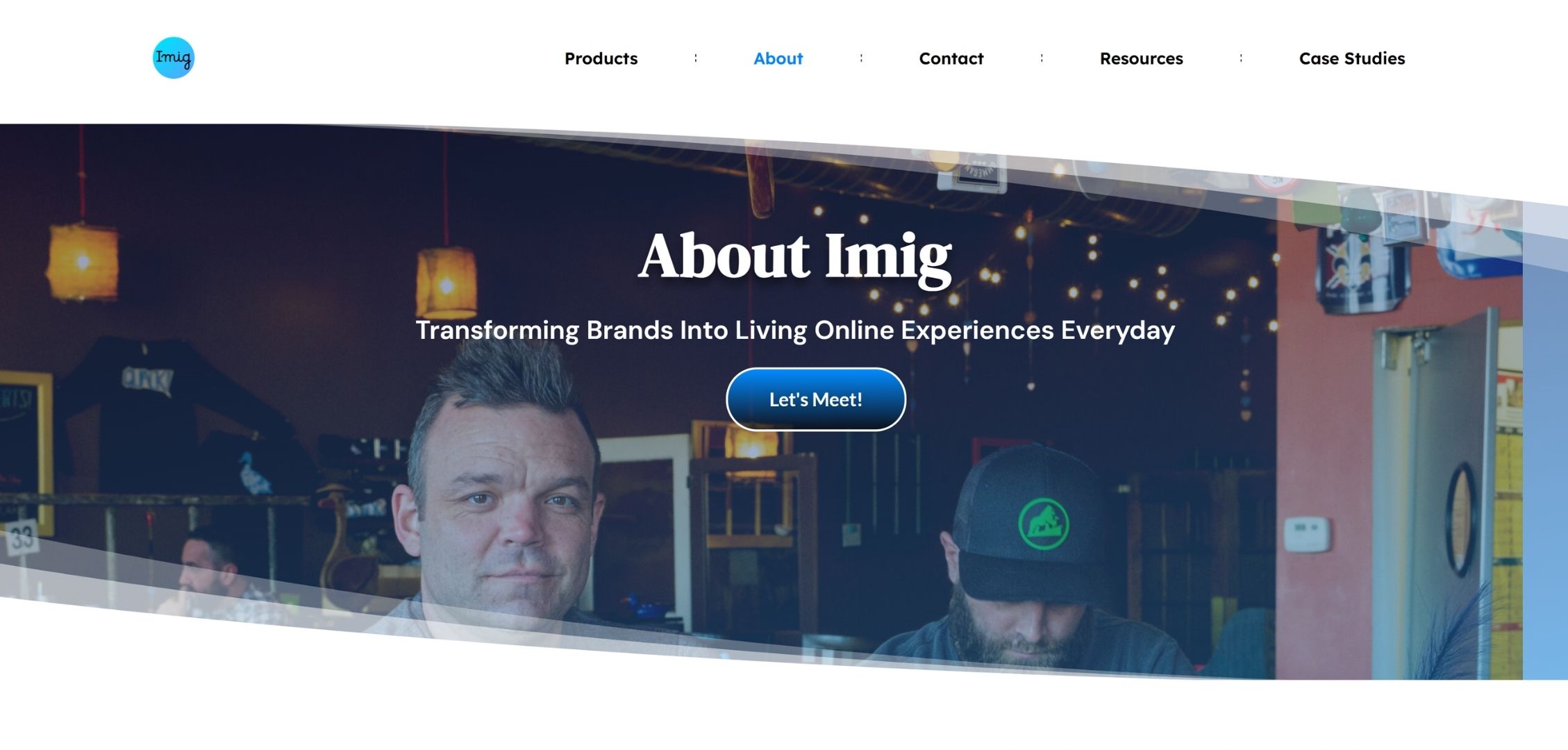 imig case study - website